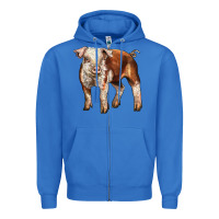 True Royal Baby Hereford Pig Zipper Hoodie - LillyAllenDesigns