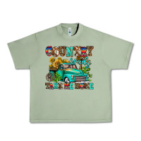 Oil Green country roads take me home Urban Heavy Tee - AdoDesignShop