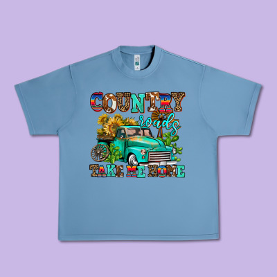 Country Roads Take Me Home Urban Heavy Tee Designed By Adodesignshop