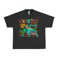 Pigment Black country roads take me home Urban Heavy Tee - AdoDesignShop
