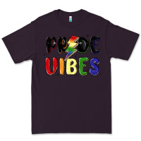 Plum pride vibes Premium Tee - MaliasSmallBusiness