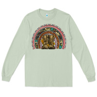 Matcha soldier boots camouflage leopard gemstone rainbow Long Sleeve Tee - Artiststas
