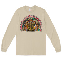 Mushroom soldier boots camouflage leopard gemstone rainbow Long Sleeve Tee - Artiststas