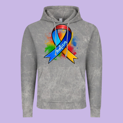 Autism Ribbon Vintage Hoodie Designed By Zillion Design Studio