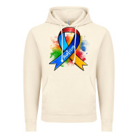 Vintage Artic autism ribbon Vintage Hoodie - Zillion Design Studio