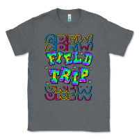 Charcoal Heather Crew Field Trip Classic Tee - CowhideDigitalArt