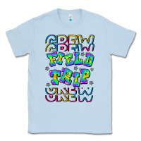 Dusty Blue Crew Field Trip Classic Tee - CowhideDigitalArt