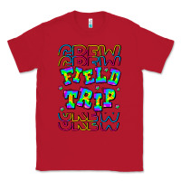 Red Crew Field Trip Classic Tee - CowhideDigitalArt