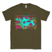 Army Green gemstone serape glitter background Classic Tee - JahusDesignShop