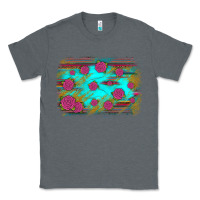 Charcoal Heather gemstone serape glitter background Classic Tee - JahusDesignShop