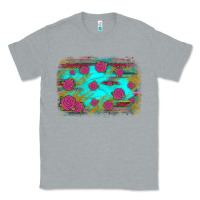 Heather Grey gemstone serape glitter background Classic Tee - JahusDesignShop