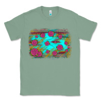 Sage gemstone serape glitter background Classic Tee - JahusDesignShop