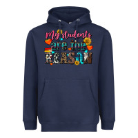 Navy my students are the reason Heavyweight Hoodie - NancyCooperArtShop