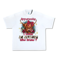 White apparently i have an attitude who knew Urban Heavy Tee - JahusDesignShop