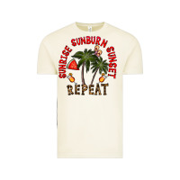 Vintage Arctic sunrise sunburn sunnset repeat Vintage Tee - CowhideDigitalArt