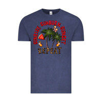 Vintage Denim sunrise sunburn sunnset repeat Vintage Tee - CowhideDigitalArt