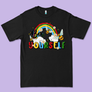 Bee Yourself Premium Tee Designed By Maliassmallbusiness