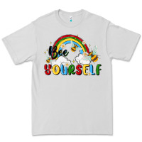 Dove Grey bee yourself Premium Tee - MaliasSmallBusiness
