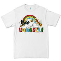 White bee yourself Premium Tee - MaliasSmallBusiness