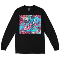Black dentist element with flowers Long Sleeve Tee - AdoDesignShop