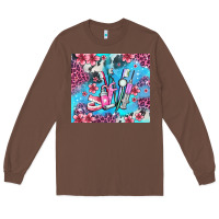 Chestnut dentist element with flowers Long Sleeve Tee - AdoDesignShop