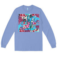 Colony Blue dentist element with flowers Long Sleeve Tee - AdoDesignShop