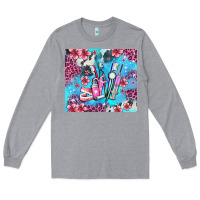 Heather Grey dentist element with flowers Long Sleeve Tee - AdoDesignShop
