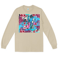Mushroom dentist element with flowers Long Sleeve Tee - AdoDesignShop