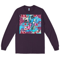 Plum dentist element with flowers Long Sleeve Tee - AdoDesignShop