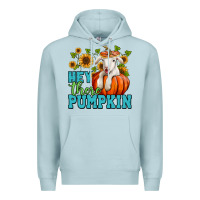 Blue Mist hey there pumpkin lamb Premium Hoodie - Jasminsmagicworld
