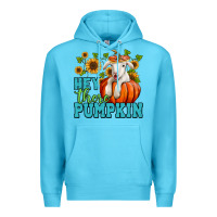Ocean Blue hey there pumpkin lamb Premium Hoodie - Jasminsmagicworld