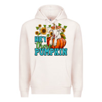 Pale Pink hey there pumpkin lamb Premium Hoodie - Jasminsmagicworld