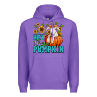 Purple hey there pumpkin lamb Premium Hoodie - Jasminsmagicworld