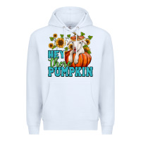 White hey there pumpkin lamb Premium Hoodie - Jasminsmagicworld
