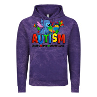 Cloud Purple autism stitch accept love understand Vintage Hoodie - Zillion Design Studio