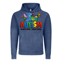Vintage Denim autism stitch accept love understand Vintage Hoodie - Zillion Design Studio