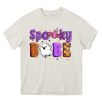 Cream spooky babe Heavy Core Tee - Artiststas