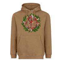 Toasted Coconut Christmas peace Heavyweight Hoodie - MaliasSmallBusiness
