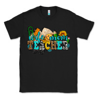 Black wife mom teacher with sunflowers Classic Tee - AdoDesignShop
