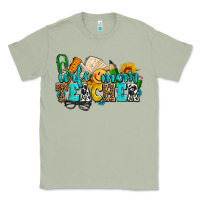 Matcha wife mom teacher with sunflowers Classic Tee - AdoDesignShop