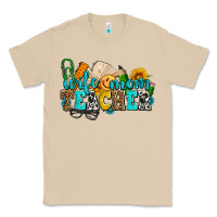 Mushroom wife mom teacher with sunflowers Classic Tee - AdoDesignShop
