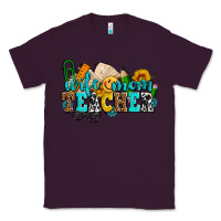Plum wife mom teacher with sunflowers Classic Tee - AdoDesignShop