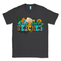 Smoke wife mom teacher with sunflowers Classic Tee - AdoDesignShop