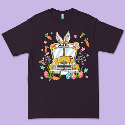 Premium Tee easter school bus