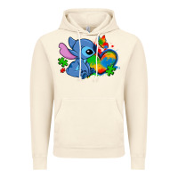 Vintage Artic autism stitch heart Vintage Hoodie - Zillion Design Studio