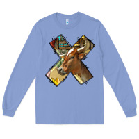 Colony Blue farm life alphabet lowercase letters x Long Sleeve Tee - BundleAndBundleShop