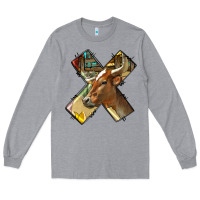Heather Grey farm life alphabet lowercase letters x Long Sleeve Tee - BundleAndBundleShop