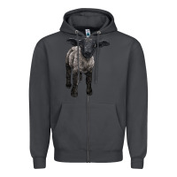Smoke suffolk baby sheep Zipper Hoodie - LillyAllenDesigns