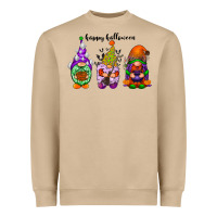 Mushroom happy halloween gnomes black Heavyweight Sweatshirt - RacoonDesign