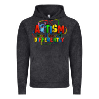 Vintage Black autism stitch seeing the world differently Vintage Hoodie - Zillion Design Studio